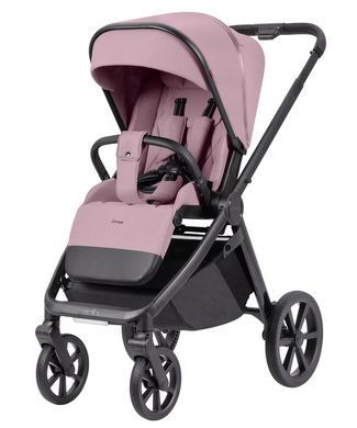 Коляска універсальна 2 в 1, візочок CARRELLO Omega CRL-6540/1 (2in1) Galaxy Pink + ліхтарик, рожева, Карелло Омега