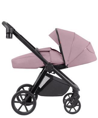 Коляска універсальна 2 в 1, візочок CARRELLO Omega CRL-6540/1 (2in1) Galaxy Pink + ліхтарик, рожева, Карелло Омега