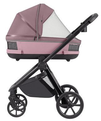 Коляска універсальна 2 в 1, візочок CARRELLO Omega CRL-6540/1 (2in1) Galaxy Pink + ліхтарик, рожева, Карелло Омега