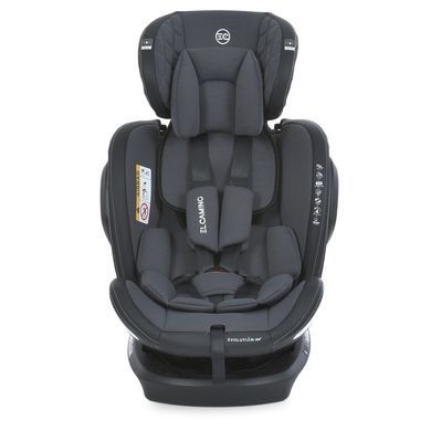 Автокресло детское EL CAMINO, Evolution 360, 0-36 кг, бежевое, ME 1045 Melange Gray