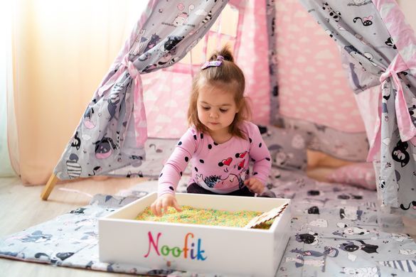 Світловий планшет &mdash; пісочниця Noofik "Baby_ok" з кишенею 41*66 см