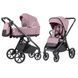 Коляска універсальна 2 в 1, візочок CARRELLO Omega CRL-6540/1 (2in1) Galaxy Pink + ліхтарик, рожева, Карелло Омега