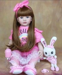 Лялька вінілова 55см, ручна робота, вишукана лялька для дівчинки, Reborn Baby Doll 3