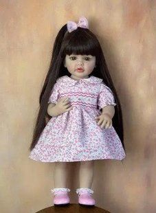 Кукла виниловая 55см, ручная работа, изысканная кукла для девочки, Reborn Baby Doll 31