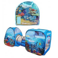 Палатка детская игровая с тоннелем "Рыбки Nemo" 8015 NM