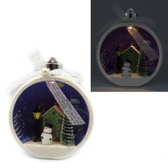 Ялинкова куля LED 3D фігура "Різдво" 13,5х11,5х7 см, 746546