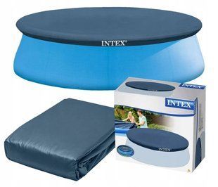 Тент-чехол, накидка для круглого надувного бассейна 396см, 366см, Intex 28026