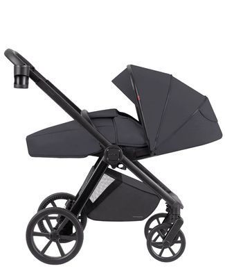 Коляска універсальна 2 в 1, візочок CARRELLO Omega CRL-6540/1 (2in1) Meteor Grey + ліхтарик, сіра, Карелло Омега
