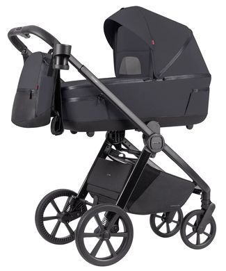 Коляска універсальна 2 в 1, візочок CARRELLO Omega CRL-6540/1 (2in1) Meteor Grey + ліхтарик, сіра, Карелло Омега