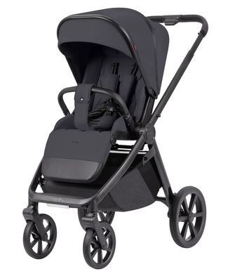 Коляска універсальна 2 в 1, візочок CARRELLO Omega CRL-6540/1 (2in1) Meteor Grey + ліхтарик, сіра, Карелло Омега