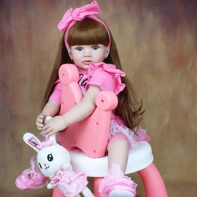 Лялька вінілова 55см, ручна робота, вишукана лялька для дівчинки, Reborn Baby Doll 3