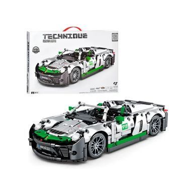 Конструктор для мальчика Спортивный автомобиль Porsche 918, 33см,1016 деталей, 8610
