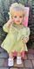 Кукла виниловая 55см, ручная работа, блондинка в платье с бантом, Reborn Baby Doll 89