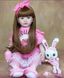 Лялька вінілова 55см, ручна робота, вишукана лялька для дівчинки, Reborn Baby Doll 3