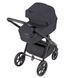 Коляска універсальна 2 в 1, візочок CARRELLO Omega CRL-6540/1 (2in1) Meteor Grey + ліхтарик, сіра, Карелло Омега