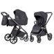 Коляска універсальна 2 в 1, візочок CARRELLO Omega CRL-6540/1 (2in1) Meteor Grey + ліхтарик, сіра, Карелло Омега