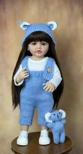 Кукла виниловая 55см, ручная работа, изысканная кукла для девочки, Reborn Baby Doll 2