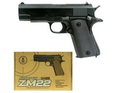 Пистолет игрушечный с пульками «Colt M1911», металл/пластик, 19*14 см, CYMA ZM22