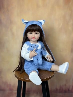 Лялька вінілова 55см, ручна робота, вишукана лялька для дівчинки, Reborn Baby Doll 2