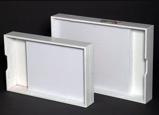 Световой планшет - песочница Noofik "Standart" с карманом 52*75см