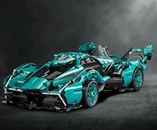 Конструктор Спортивна машина на радіокеруванні Lamborghini, акумулятор, підсвічування, 1148 дет, BLK 15