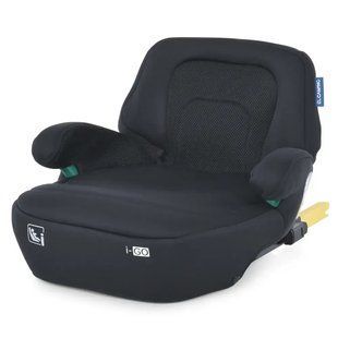 Автокресло-бустер с подлокотниками (на рост 125-150см), ISOFIX, El Camino i-GO ME 1112 Black