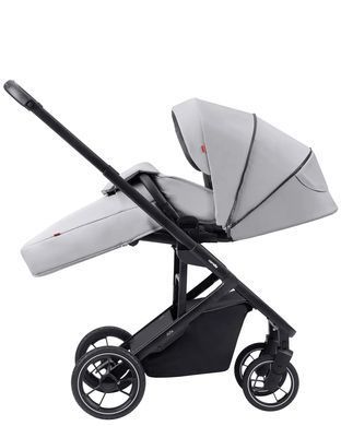 Коляска прогулянкова, візочок CARRELLO Alfa CRL-5508 Feather Grey, світло-сіра Карелло Альфа