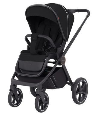 Коляска универсальная 2 в 1, CARRELLO Ultimo CRL-6518 Sable Black, черная, Карелло Ультимо