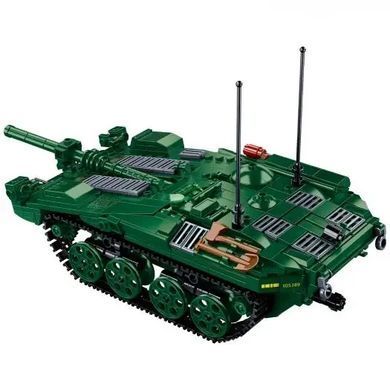 Конструктор для хлопчиків SLUBAN "Бойовий Військовий танк STRV 103. АРМІЯ" 692 деталі. M38-B1010