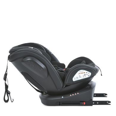 Автокресло детское EL CAMINO, Evolution 360, 0-36 кг, черное, ME 1045 Melange Black