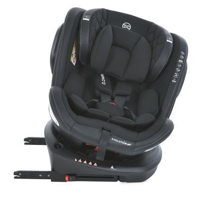Автокресло детское EL CAMINO, Evolution 360, 0-36 кг, черное, ME 1045 Melange Black