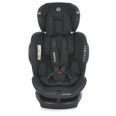 Автокресло детское EL CAMINO, Evolution 360, 0-36 кг, черное, ME 1045 Melange Black