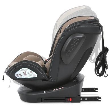 Автокрісло дитяче EL CAMINO, Evolution 360, 0-36 кг, бежеве, ME 1045 Natural Beige
