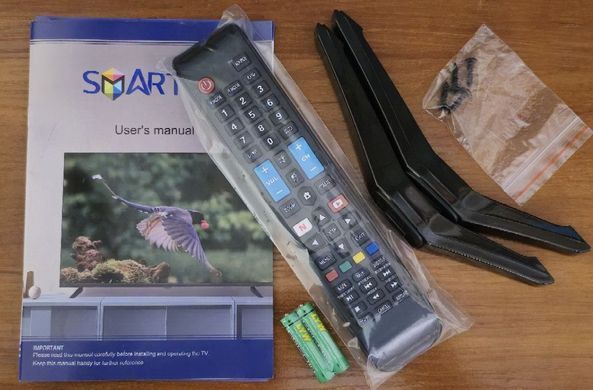 Телевізор безрамковий SmartTV UHD TV +Т2 55", голосове упр. LE5500