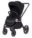 Коляска универсальная 2 в 1, CARRELLO Ultimo CRL-6518 Sable Black, черная, Карелло Ультимо