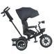 Велосипед трехколесный с родительской ручкой, поворотное сиденье EL CAMINO Modena ME 1193 Dark Gray