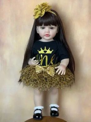 Лялька вінілова 55см, ручна робота, вишукана лялька для дівчинки, Reborn Baby Doll 13