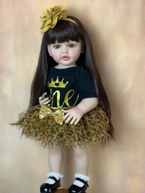 Лялька вінілова 55см, ручна робота, вишукана лялька для дівчинки, Reborn Baby Doll 13