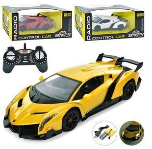 Машина "Lamborghini" на радиоуправлении, 28см, на аккумуляторе, резиновые колеса, AR-2302