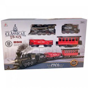 Игрушечная железная дорога Classical Train, (металл, дым, 25 элементов, 720 см), 2113