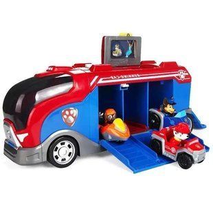 Игровой набор автовоз - автотрейлер "Щенки спасатели", 909
