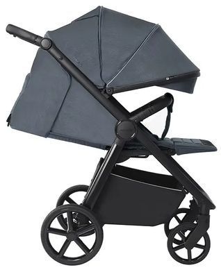 Коляска прогулянкова CARRELLO Bravo SL CRL-5520 Deep Grey, сіра, візочок Карелло Браво