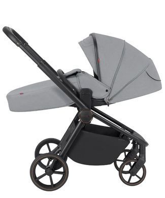 Коляска универсальная 2 в 1, CARRELLO Epica CRL-8510 (2in1) Silver Grey, светло-серая, Карелло Эпика