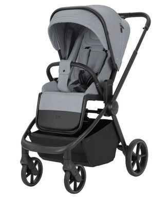 Коляска универсальная 2 в 1, CARRELLO Epica CRL-8510 (2in1) Silver Grey, светло-серая, Карелло Эпика