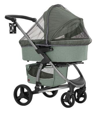 Коляска универсальная 2 в 1, CARRELLO Vista CRL-6501/1 2in1 Olive Green, зелёная, Карелло Виста
