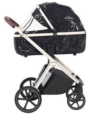 Коляска універсальна 2 в 1, CARRELLO Vector CRL-6550 2в1 Pearl Black, чорна, Карелло Вектор
