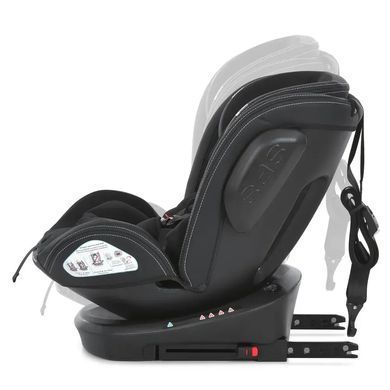 Автокрісло дитяче EL CAMINO, Evolution 360, 0-36 кг, чорне, ME 1045 Moon Black