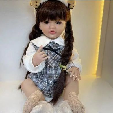 Кукла виниловая 55см, ручная работа, изысканная кукла для девочки, Reborn Baby Doll 33