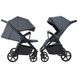 Коляска прогулянкова CARRELLO Bravo SL CRL-5520 Deep Grey, сіра, візочок Карелло Браво
