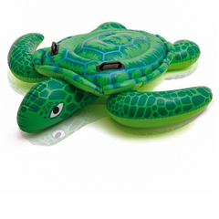 Детский надувной плотик для катания «Черепаха», Intex 57524, 150 х 127 см